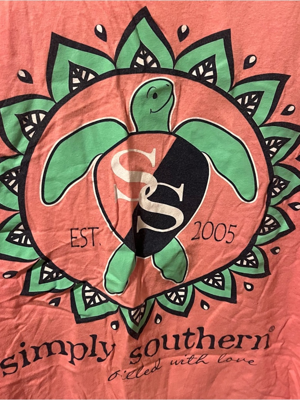 Simply Southern Turtle Racerback Tank Top - Picture 2 of 5